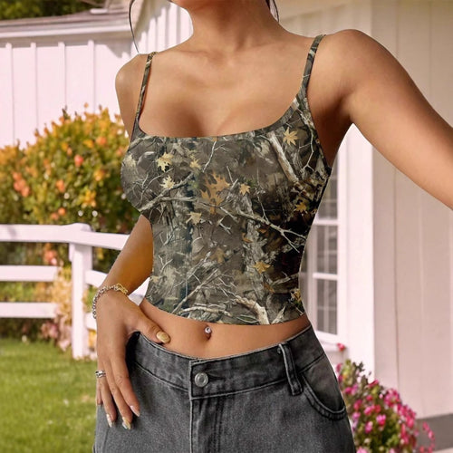 EB | Weste mit Tube-Top-Print