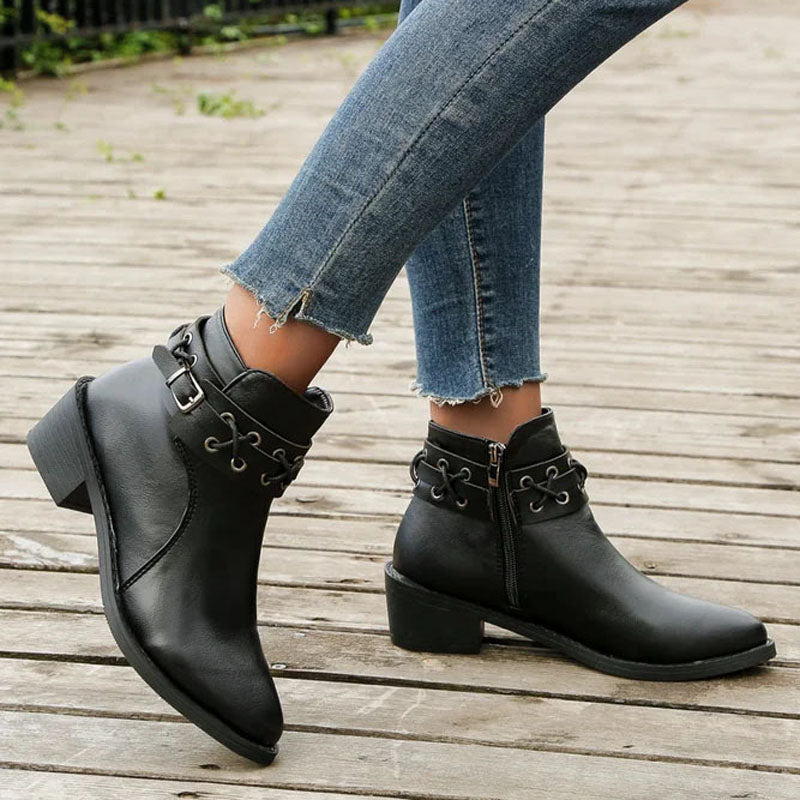 Vintage Spitzenschuh Stiefel EB