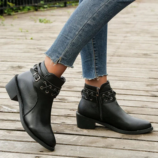 Vintage Spitzenschuh Stiefel EB