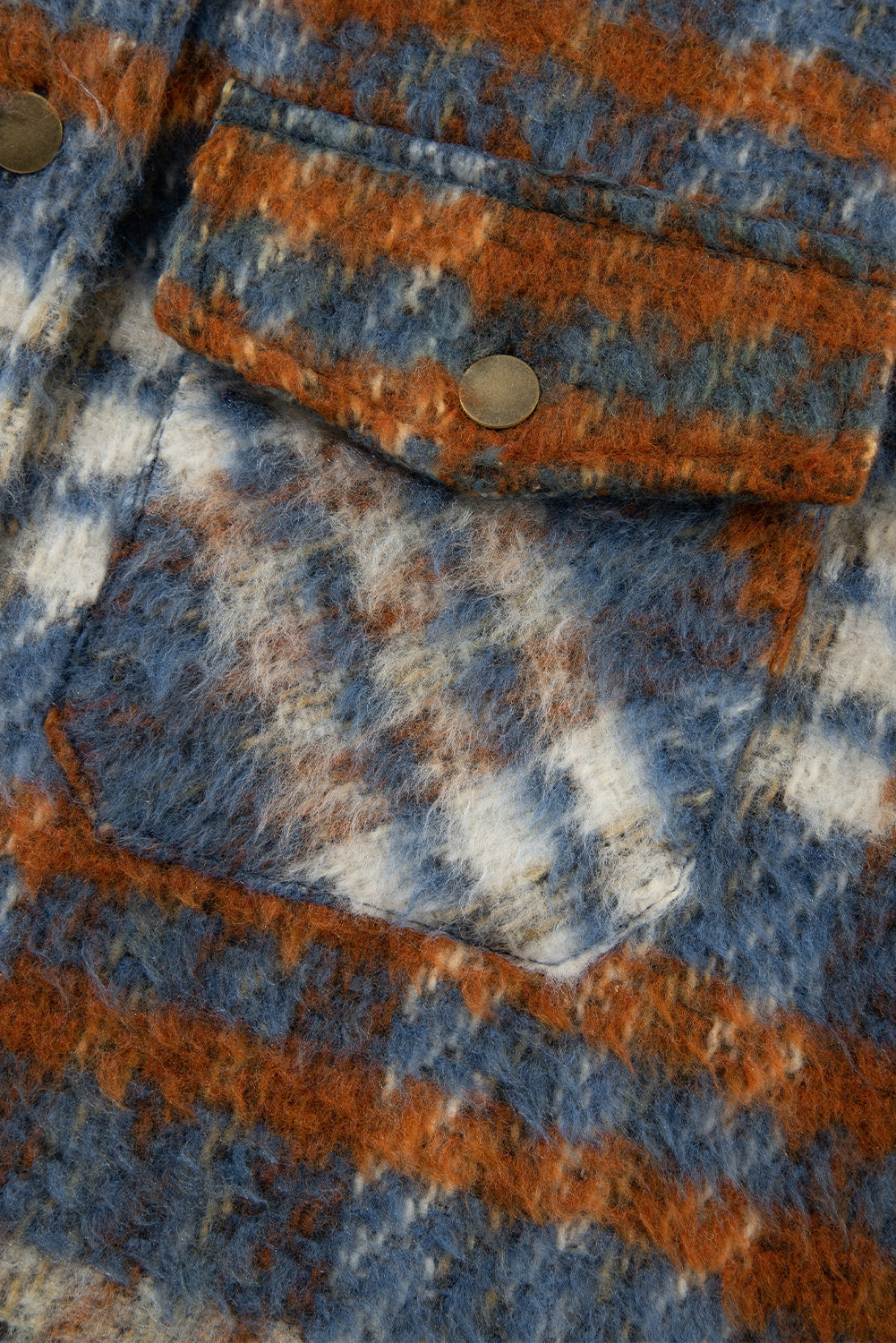 EB | Gitterhemdjacke Im Flanell-look Wollmischung Warm und Trendy