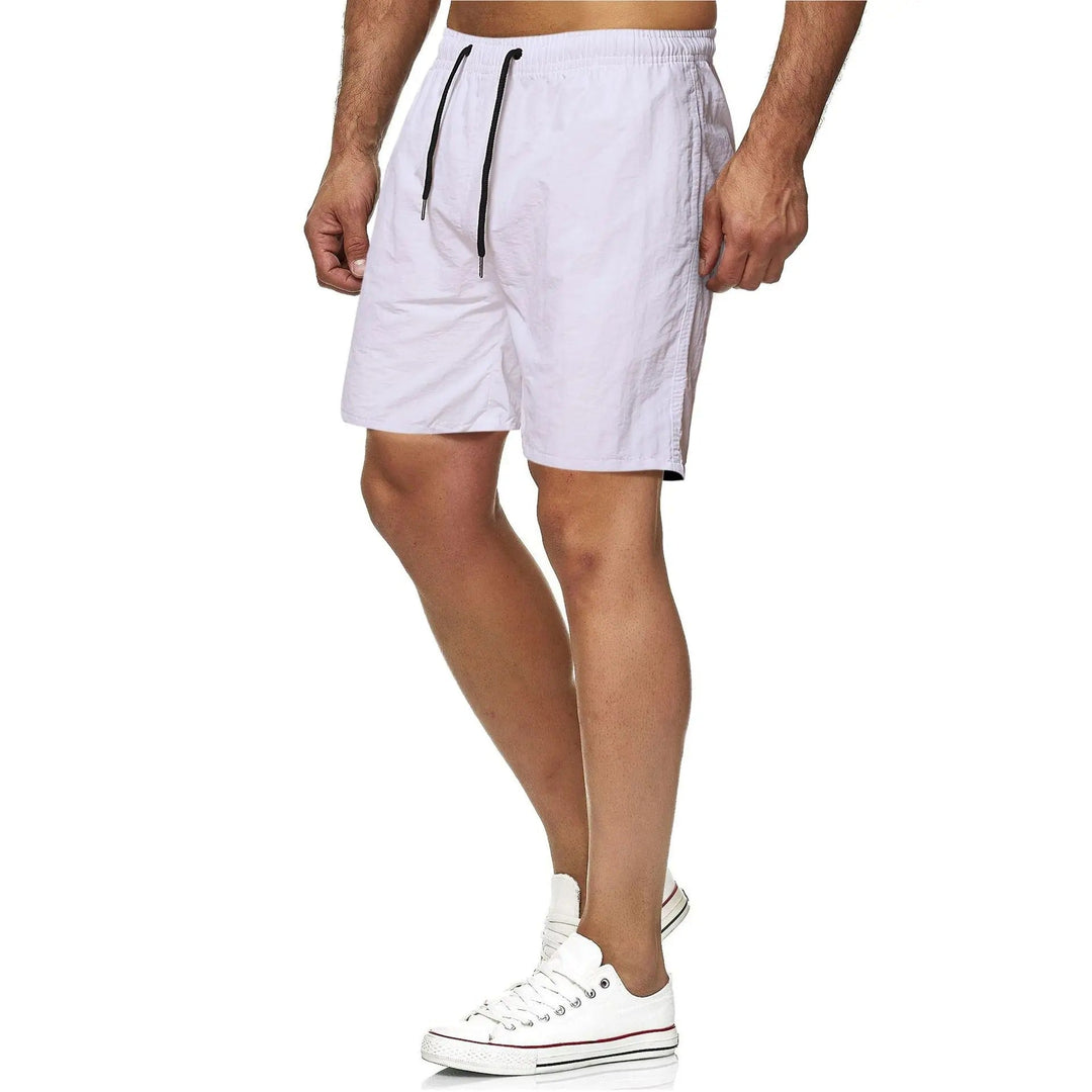 EB | Schnell Trocknende Einfarbige Fitness-Badehosen für Männer