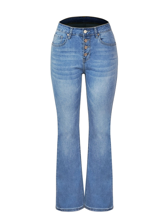 EB | Geprägte Schrittknopf Hosen Röcke Denim Hosen