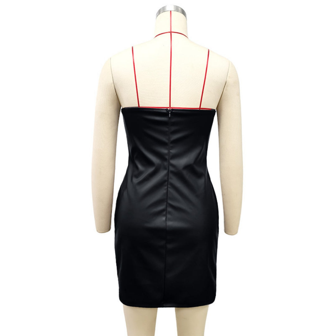 EB | Schlauchtop und hippes PU-Kleid