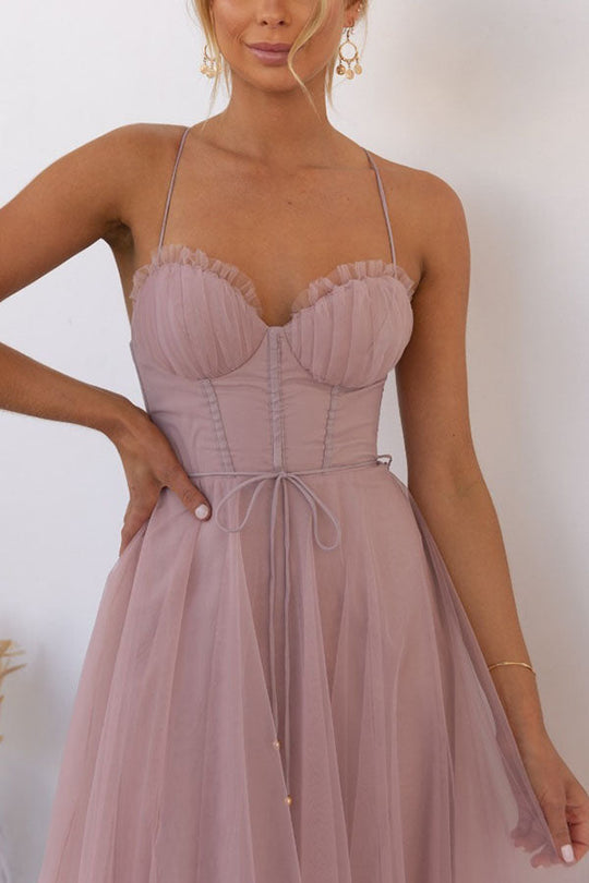 EB - Modernes prinses chiffon Kleid