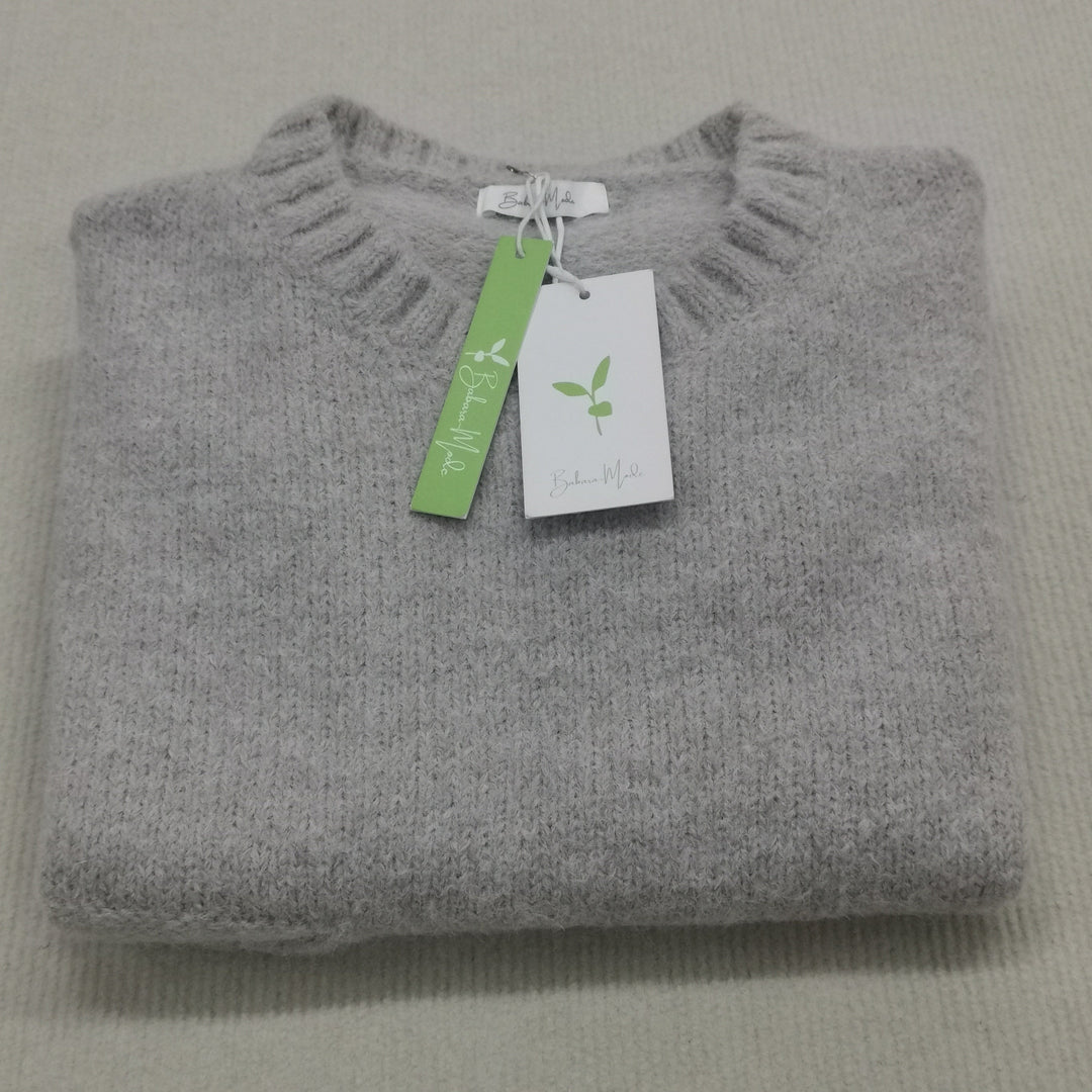 EB | Übergroßer Strickpullover mit Tasche