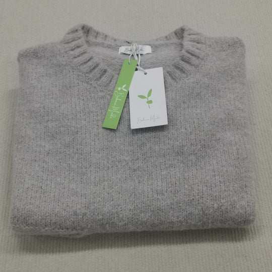 EB | Übergroßer Strickpullover mit Tasche