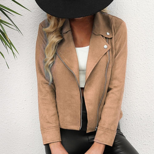 EB | Hochwertige Lederjacke mit Seitenreißverschluss