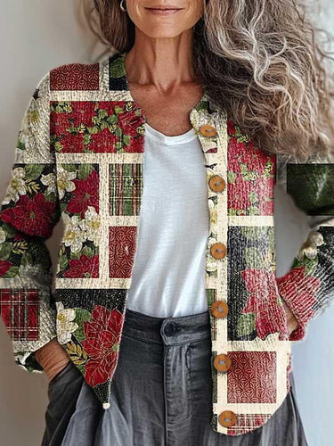 EB | Weihnachtsstimmung Patchworkjacke