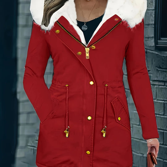 EB | Freizeitjacke mit Kapuze und Kunstfell
