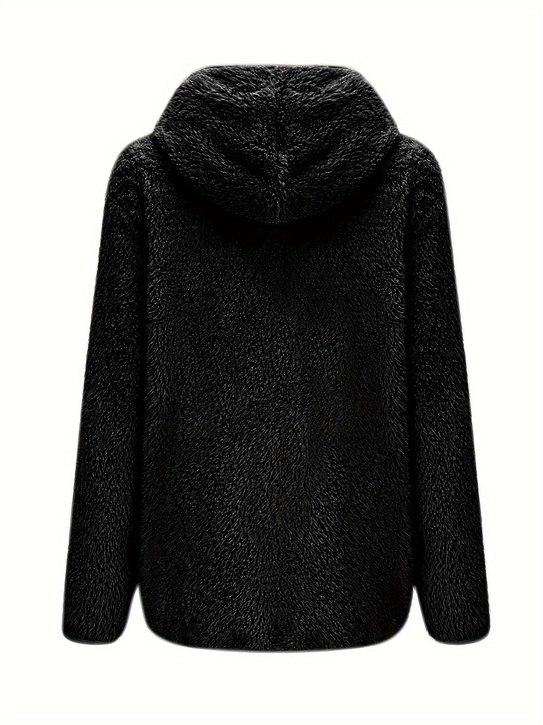 EB | Leichtgewicht Teddyjacke mit Kapuze Polyester Warm und Bequem