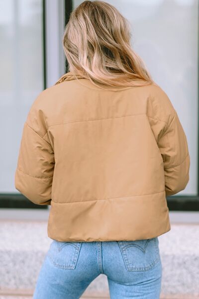 EB | Reißverschluss Kragenmantel mit Taschen