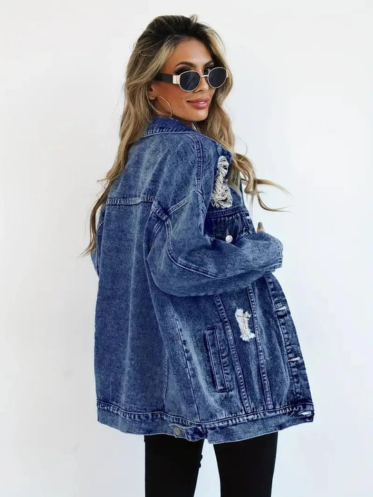 EB | Oversized Jeansjacke für Damen