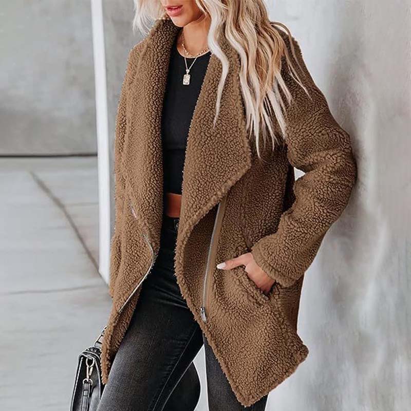 EB | Sherpa Jacke Polyester Weich, Warm