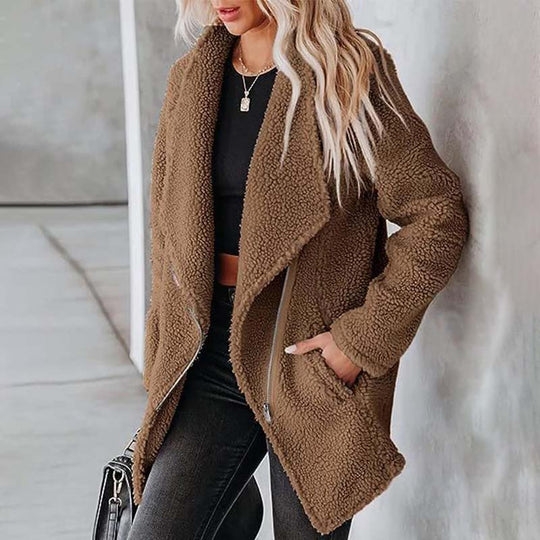 EB | Sherpa Jacke Polyester Weich, Warm