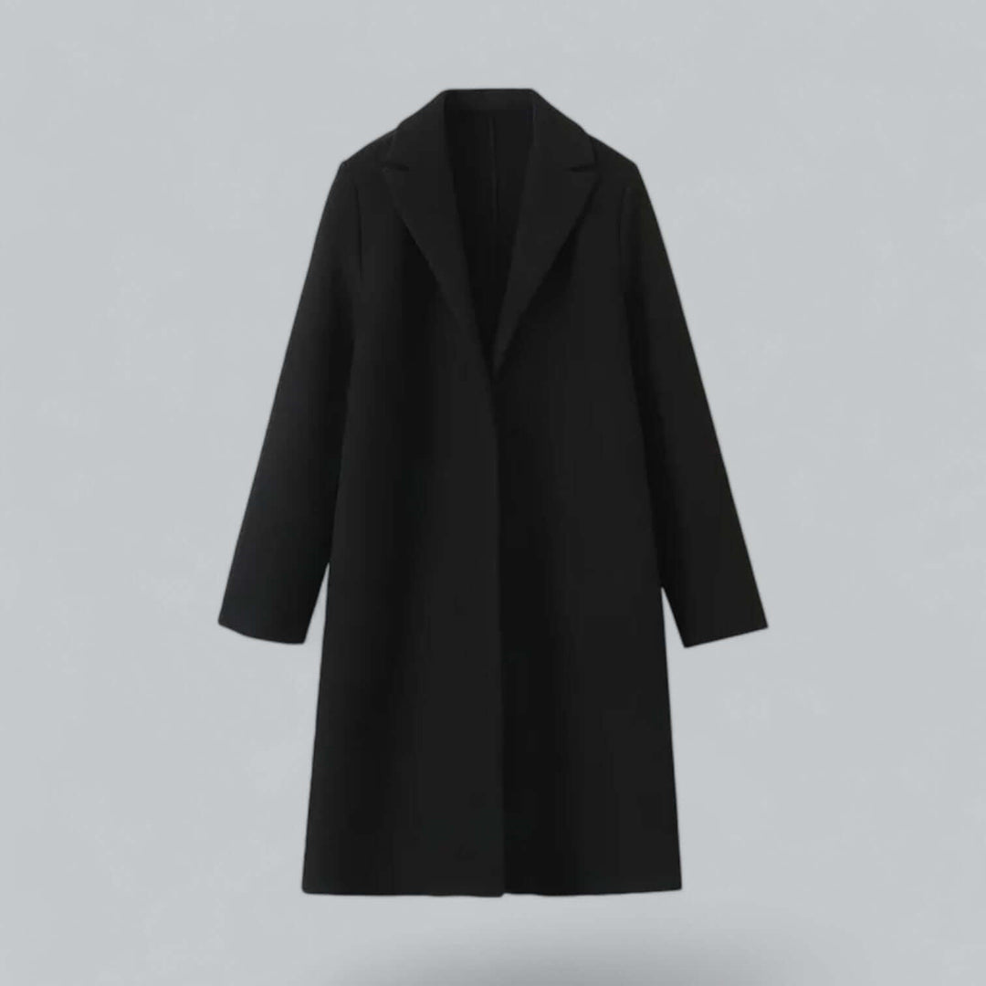 EB | Frauen Eleganter Offener Front-Trenchcoat