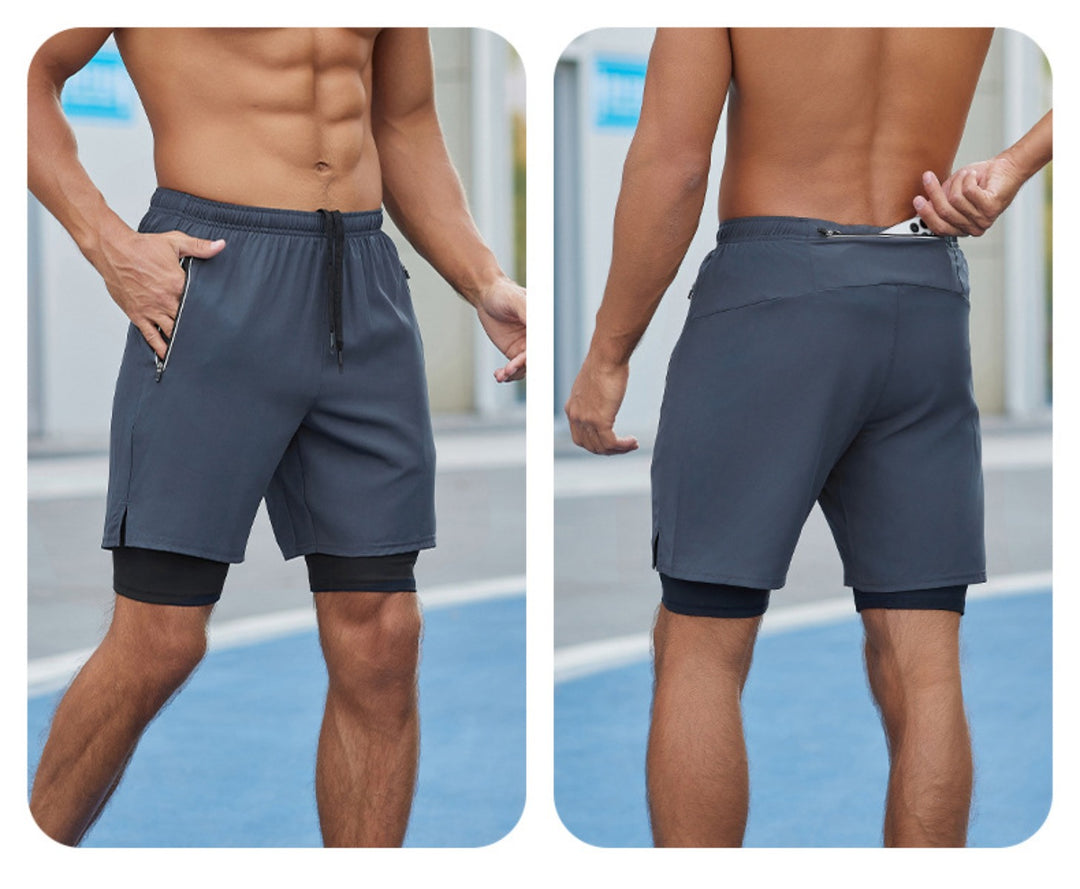 EB | Große, doppelt gefütterte Sportshorts