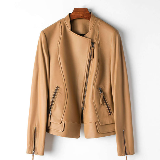 EB | Damen Stilvolle Lederjacke
