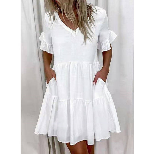 EB | Pendelkleid mit V-Ausschnitt
