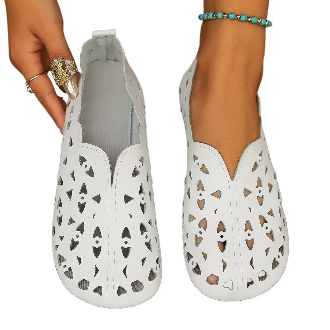 EB | Damenschuhe Low-Top flache Bootsschuhe