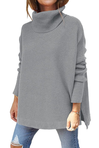 EB | Strickpullover-Tunika mit Langen Ärmeln