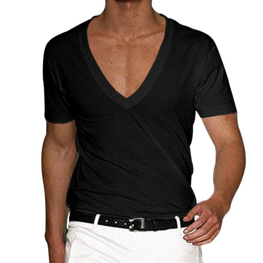EB | Slim Fit T-Shirt mit V-Ausschnitt