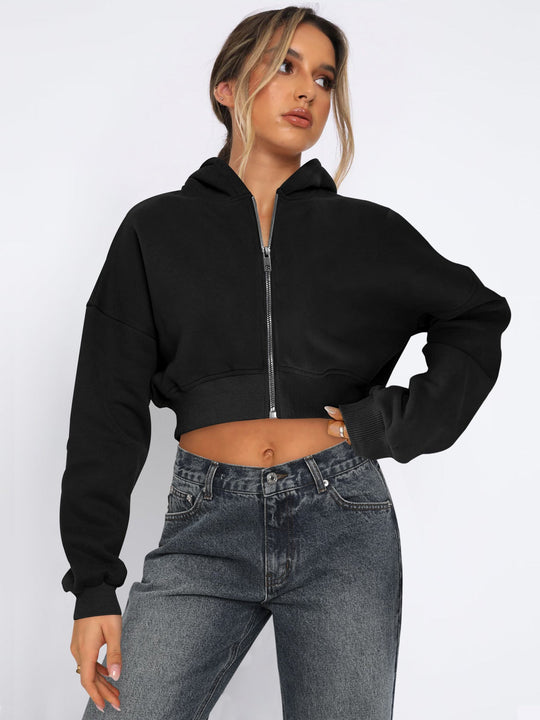 EB | Fleece-Hoodie mit Reißverschluss