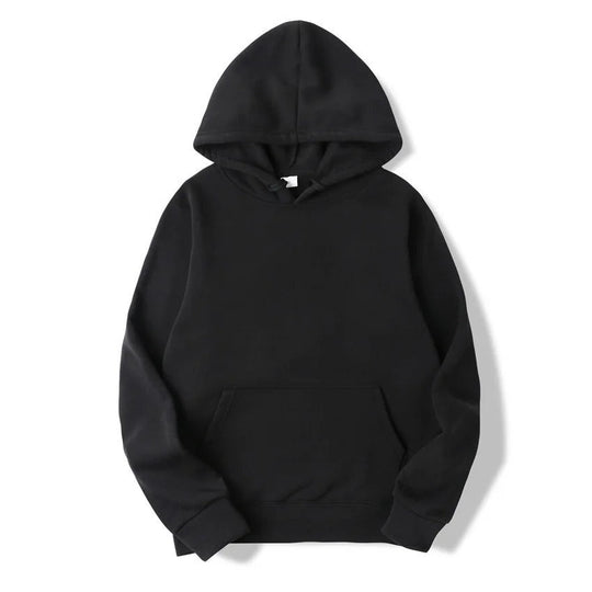 EB | Unifarbener Kapuzenpullover Aus Baumwolle Für Frauen