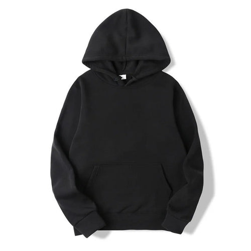 EB | Unifarbener Kapuzenpullover Aus Baumwolle Für Frauen