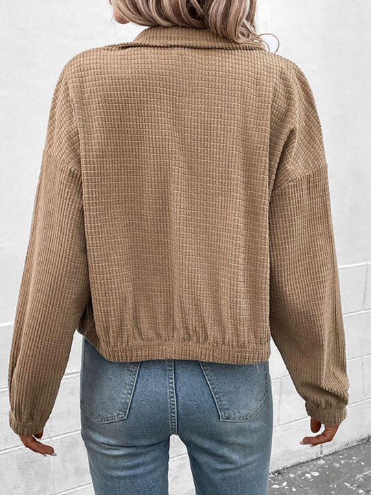 EB | Langarmjacke mit niedergedrückter Schulter