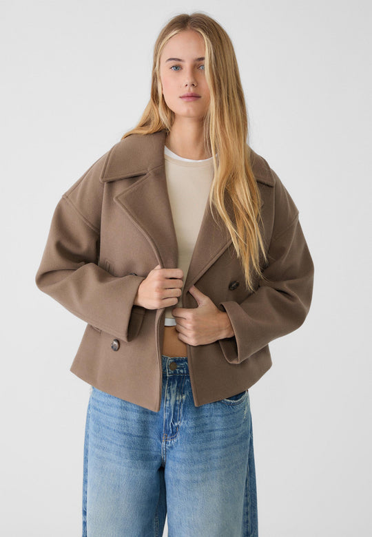 EB | Klassischer Kurzer Mantel für Damen