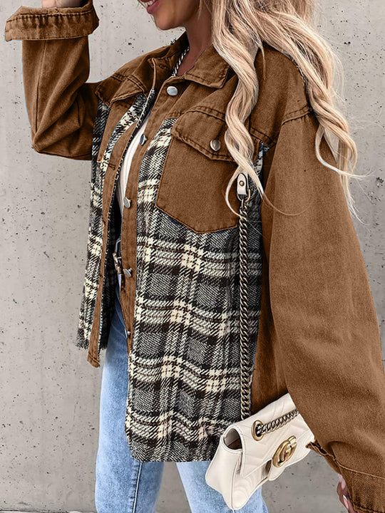 EB | Vintage-Flanelljacke für Frauen