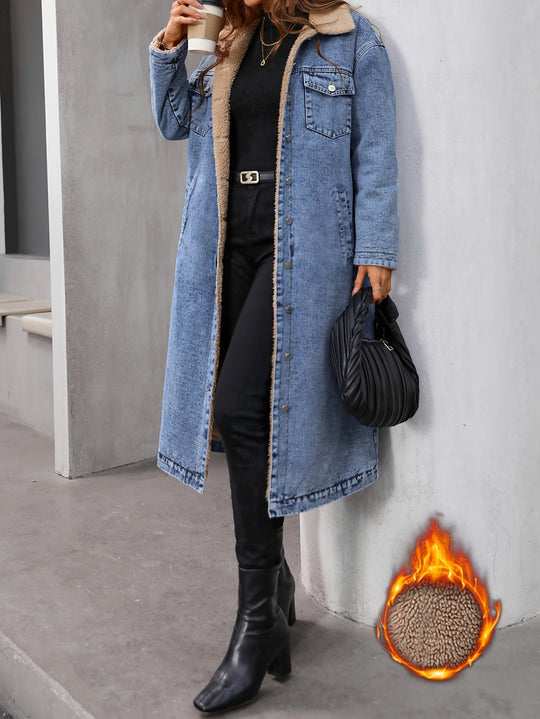 EB | Getragene Kurze Blaue Jeansjacke