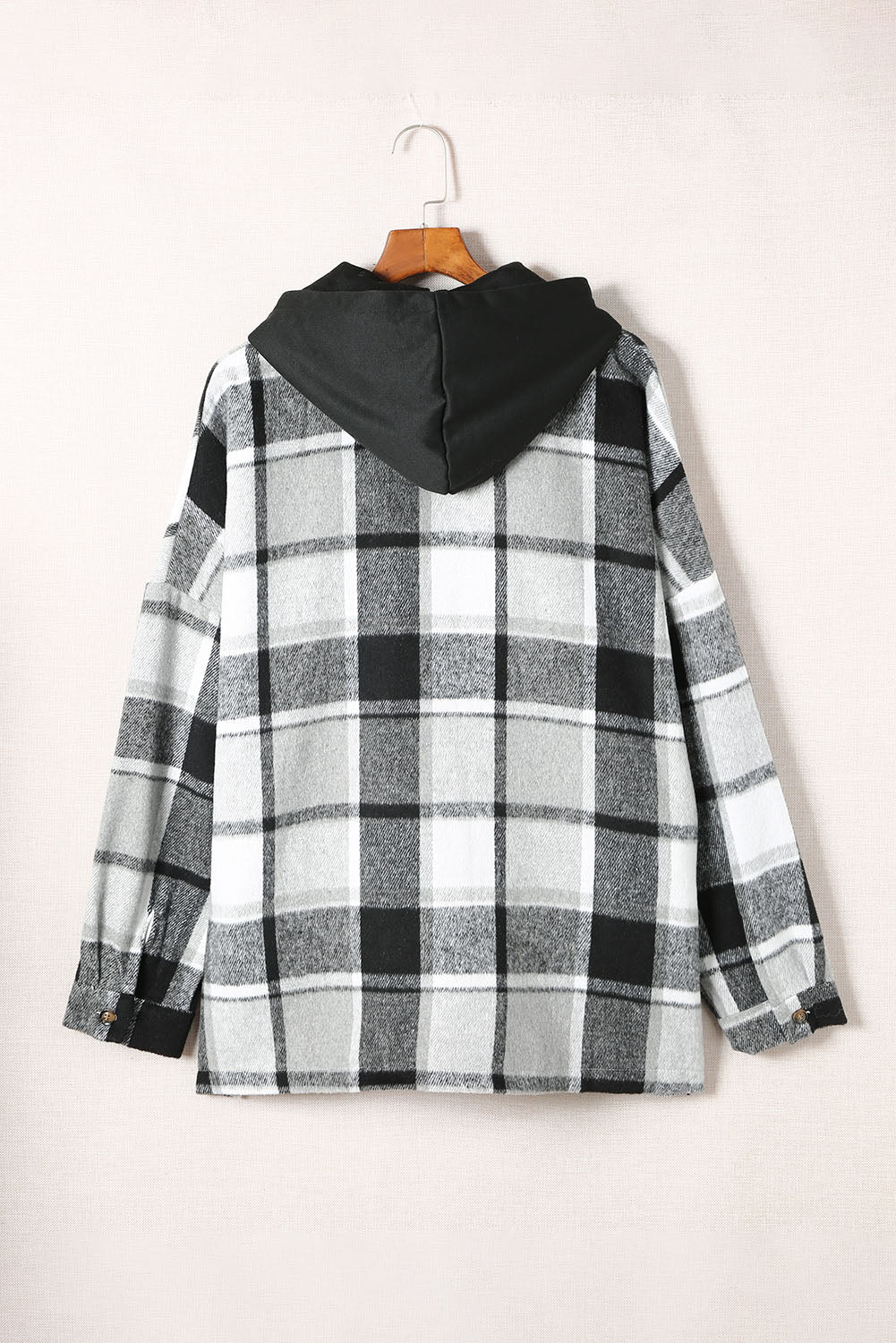 EB | Gitterhemdenjacke mit Kapuze Polyester Lässig und Trendy