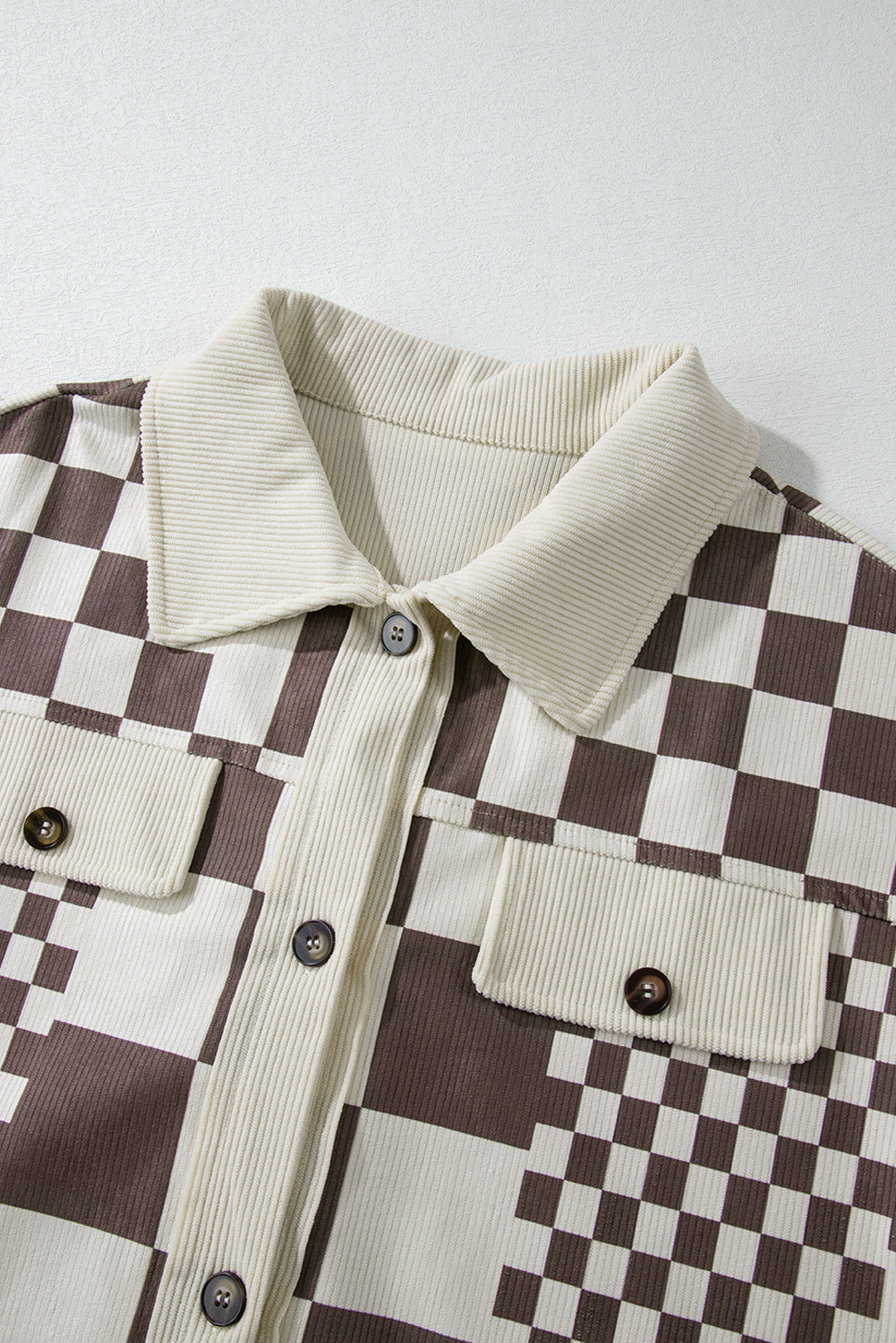 EB | Skakternet Hemdjacke Baumwollmischung Modern und Stilvoll