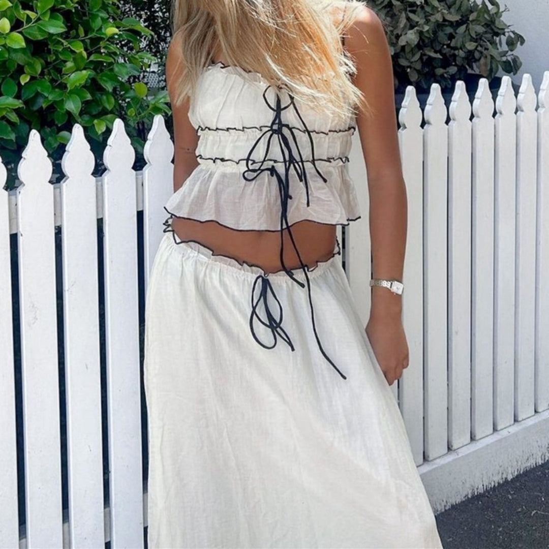 EB | Hosenträger Top Temperament Kleid
