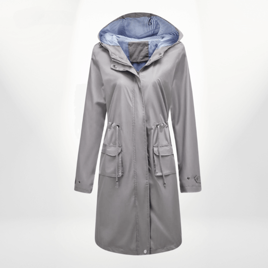 EB | Damen wasserdichter Über-Knie-Trenchcoat