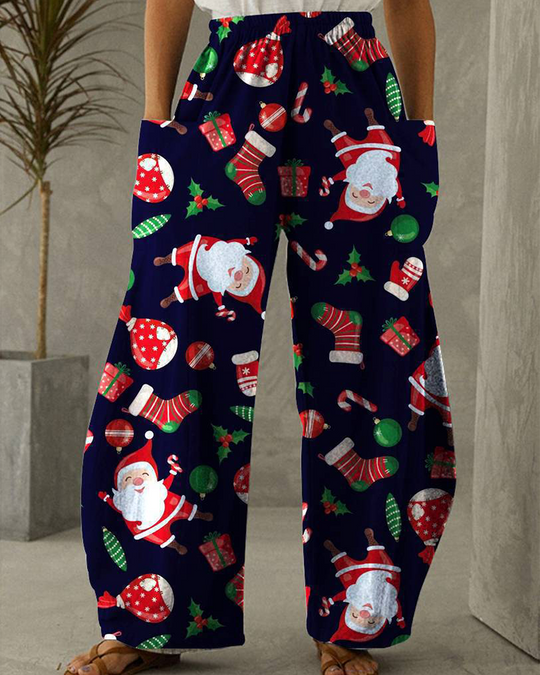 EB | Weihnachtsdruck Freizeit Hose