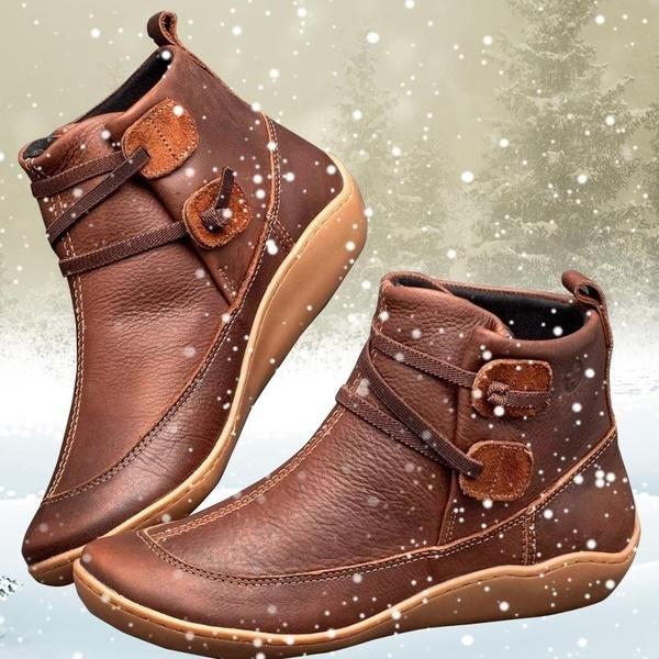 EB | und Warme Damenstiefel Aus Leder