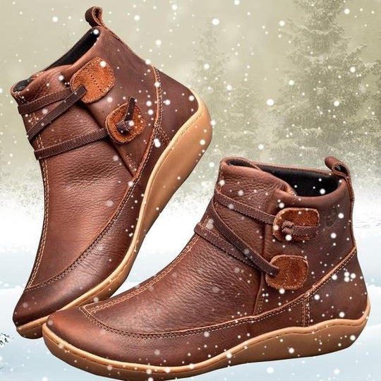 EB | und Warme Damenstiefel Aus Leder