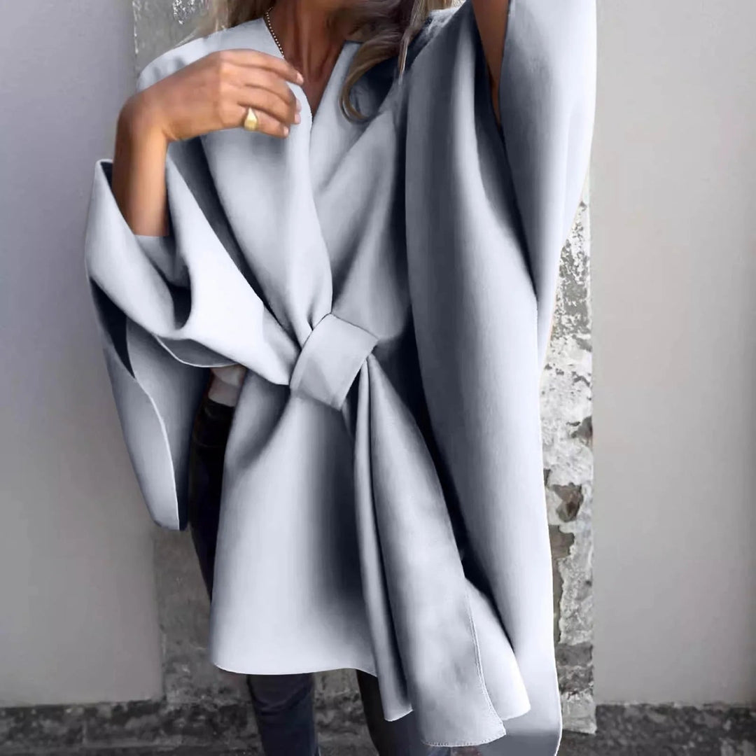 EB | Strick-Longcardigan mit Fledermausärmeln