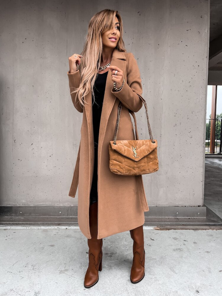 EB | Jacke - Langer Mantel für Frauen