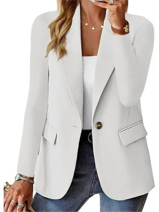 EB | Blazer Casual Langarm Relaxed Fit Jacke
