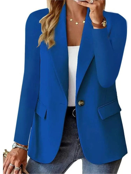 EB | Blazer Casual Langarm Relaxed Fit Jacke
