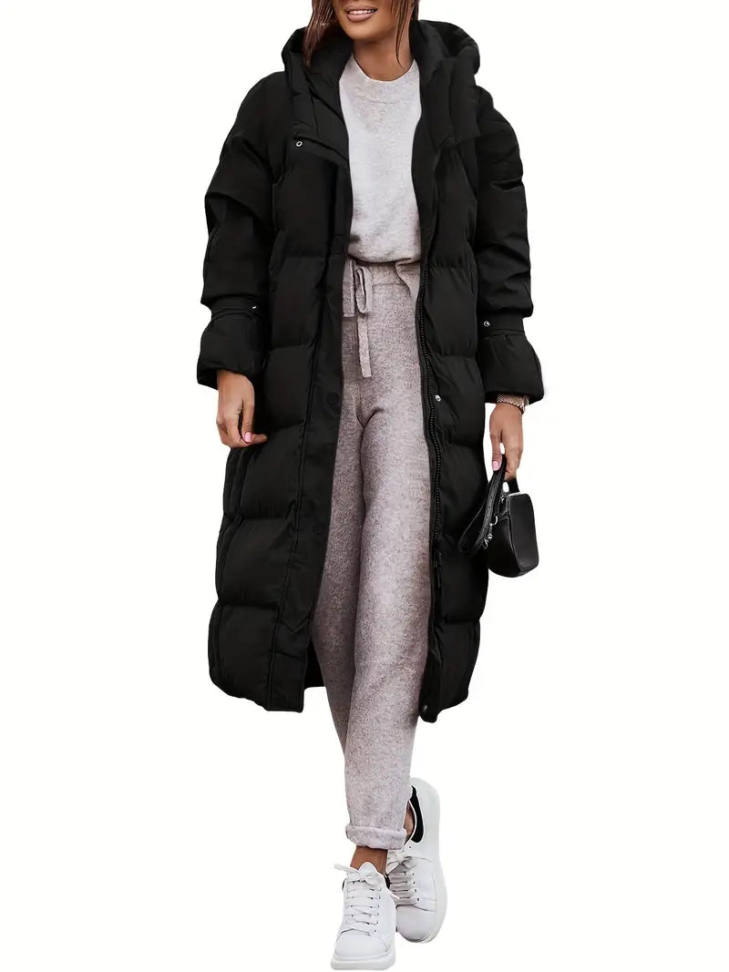 EB | Pufferjacke mit Kapuze für Damen - Warm