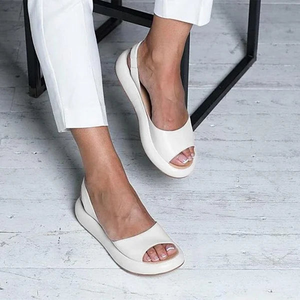 EB | Damen Bequeme Schlichte Sandalen Freizeit