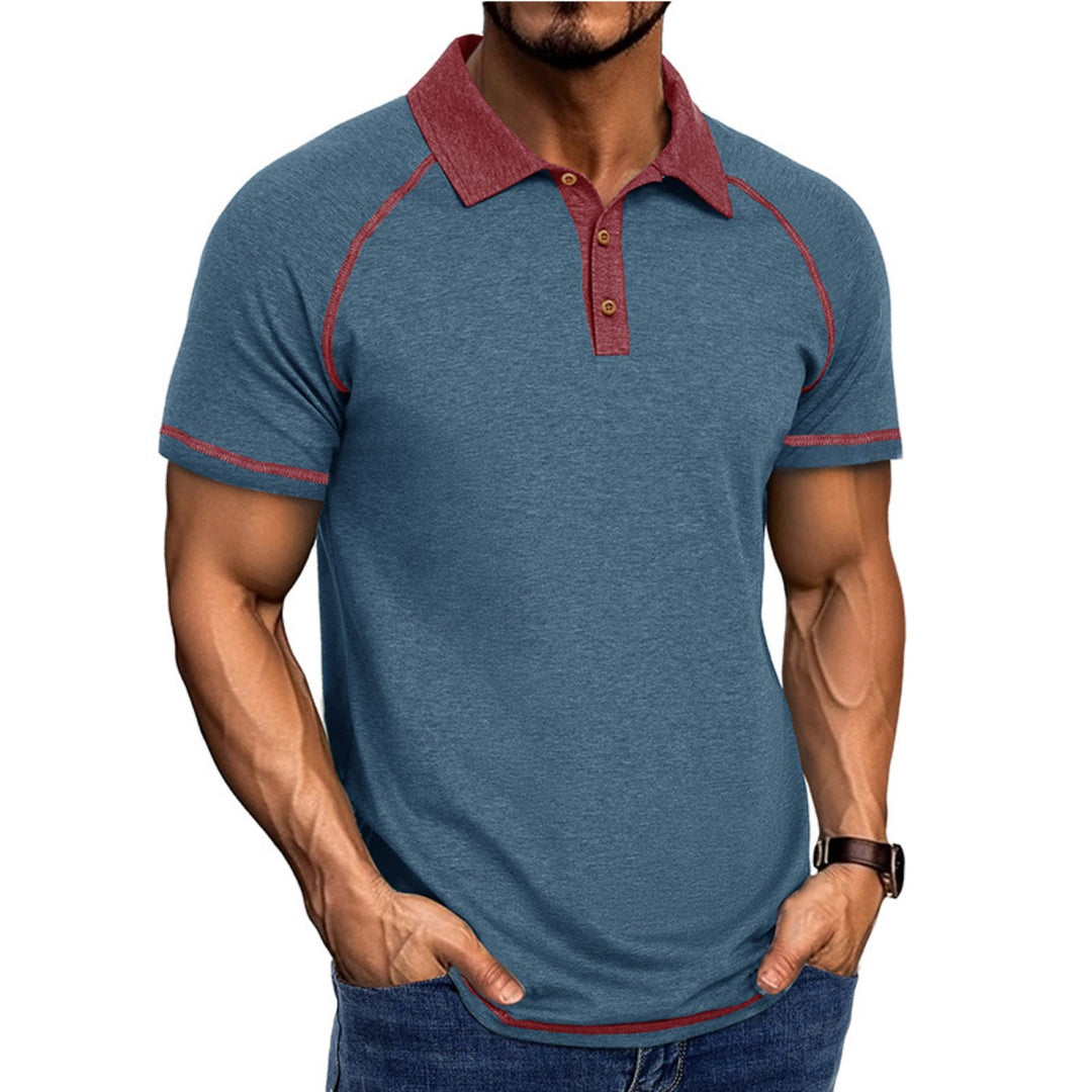 EB | Kurzärmeliges Herren-T-Shirt mit Revers