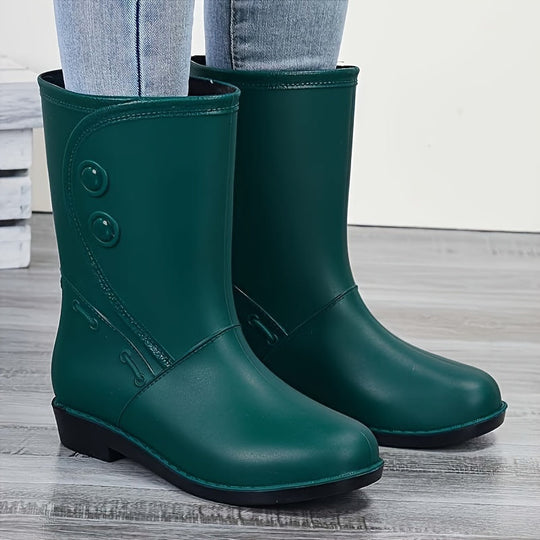 EB | Damen wasserdichte und bequeme Gummistiefel mit rutschfester Sohle