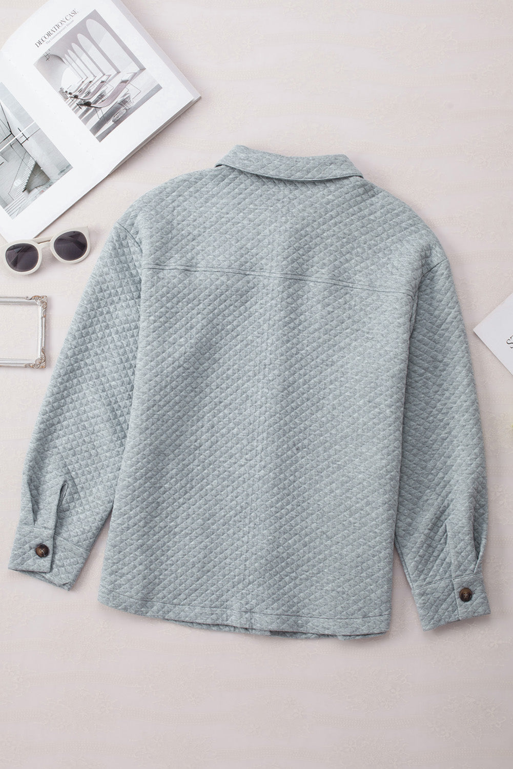 EB | Leichtgewicht Gesteppte Hemdjacke Polyester Komfort und Stil