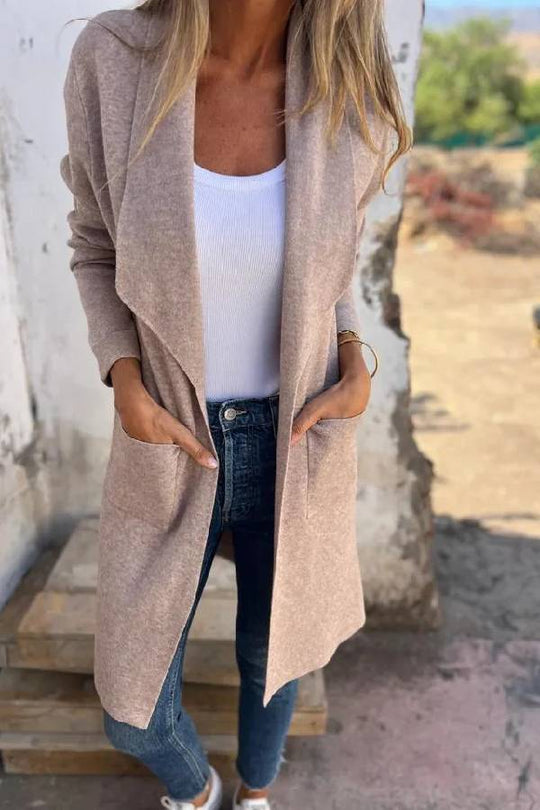 EB | mittellanger Cardigan-Jacke