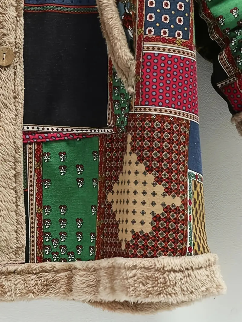 EB | Retro Patchwork Winterjacke